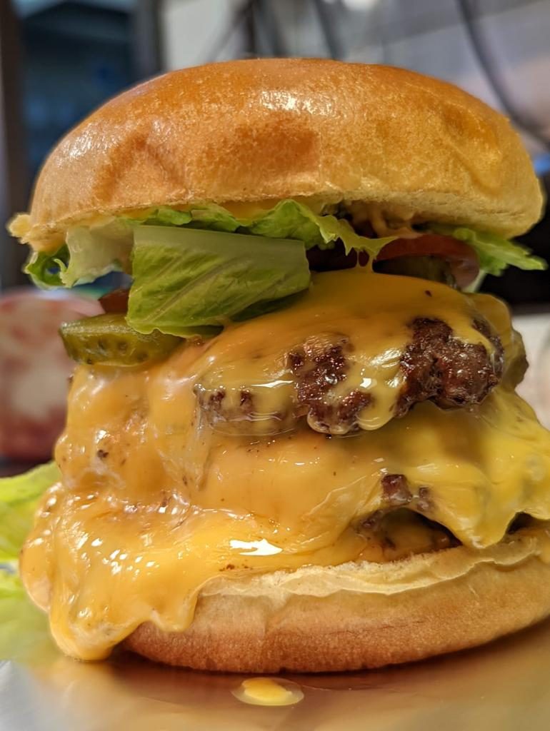 Double cheeseburger